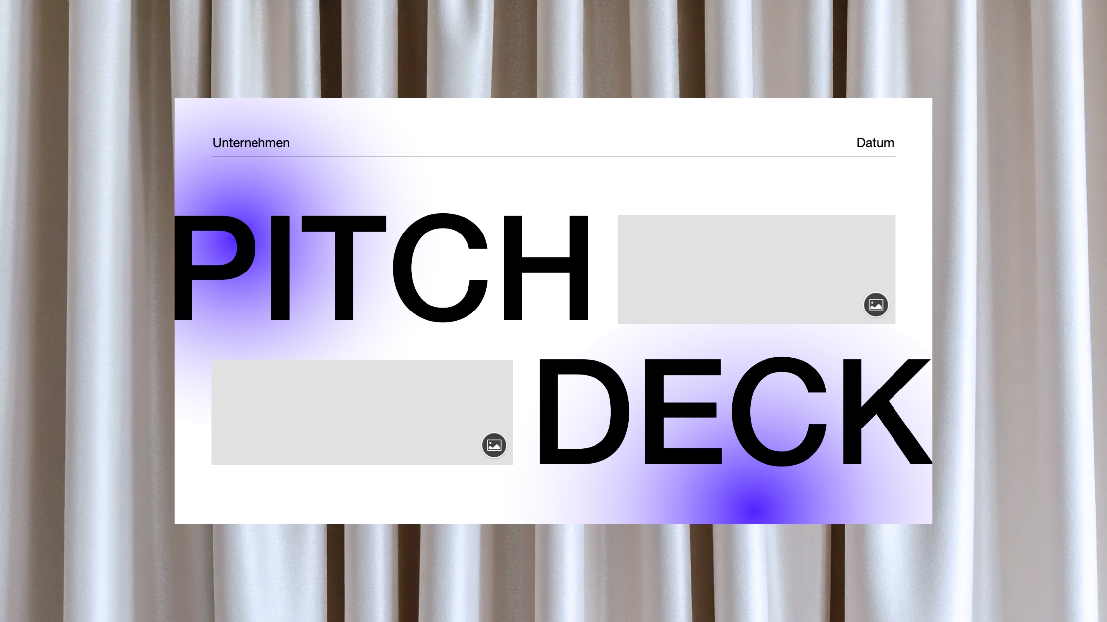 Pitchdeck Deckblatt